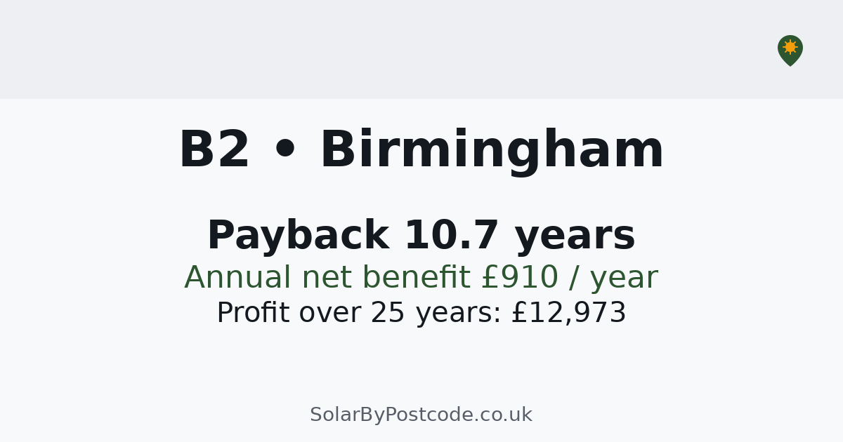 Solar panel cost in Birmingham — Local MCS installers, price guide ...
